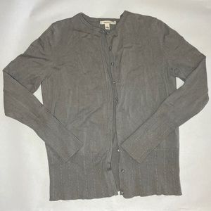 Gray cardigan